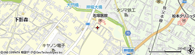 東京大学　秩父演習林影森苗畑周辺の地図