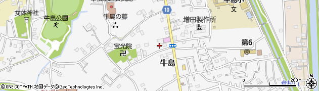埼玉県春日部市牛島831周辺の地図