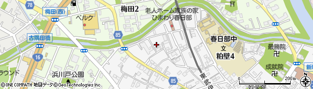埼玉県春日部市粕壁6016周辺の地図