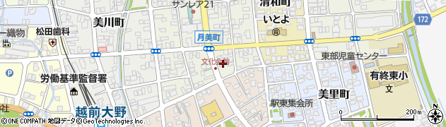 福井県大野市月美町8周辺の地図