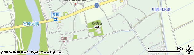 聖徳寺周辺の地図