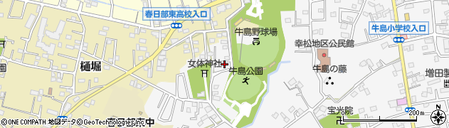 埼玉県春日部市牛島606周辺の地図