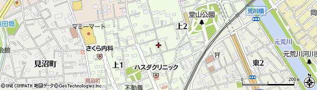 埼玉県蓮田市上周辺の地図
