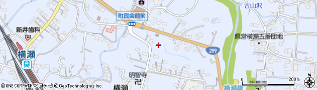 埼玉県横瀬町（秩父郡）横瀬周辺の地図