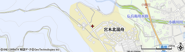 長野県辰野町（上伊那郡）宮木北湯舟周辺の地図