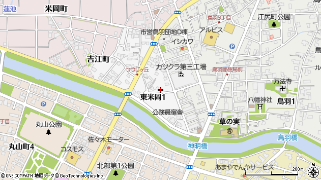 〒916-0012 福井県鯖江市東米岡の地図