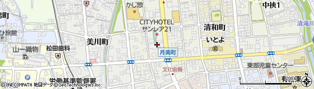 福井県大野市月美町6周辺の地図