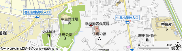 埼玉県春日部市牛島664周辺の地図