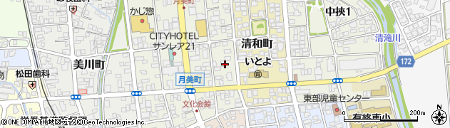 福井県大野市月美町14周辺の地図