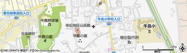 埼玉県春日部市牛島679周辺の地図