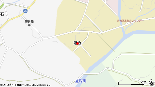 〒912-0146 福井県大野市落合の地図