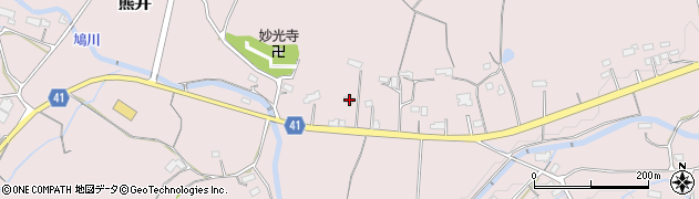 埼玉県比企郡鳩山町熊井569周辺の地図