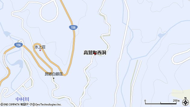 〒501-5305 岐阜県郡上市高鷲町西洞の地図