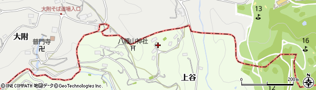 埼玉県入間郡越生町上谷475周辺の地図