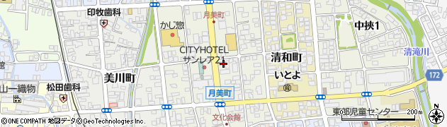 株式会社松田燃料店　パーク月美周辺の地図