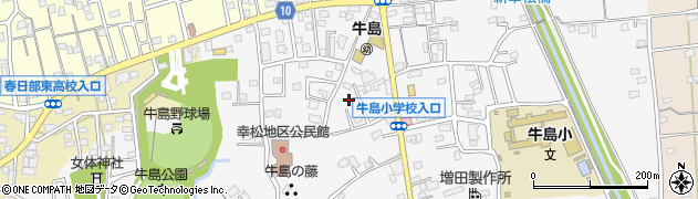 埼玉県春日部市牛島757周辺の地図