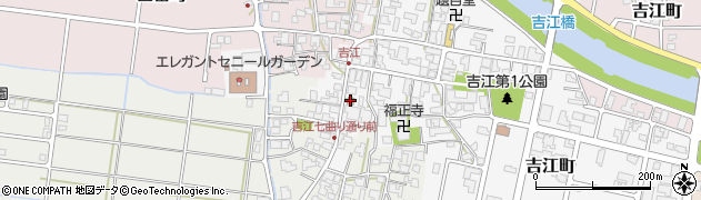 吉江郵便局周辺の地図
