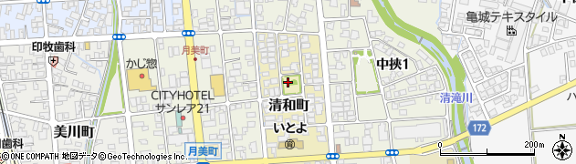 清和公園周辺の地図