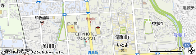 クスリのアオキ大野店周辺の地図