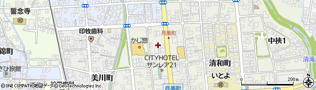 福井県大野市月美町5周辺の地図
