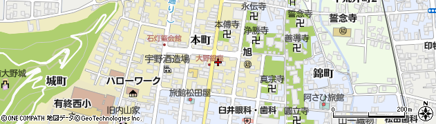 土橋呉服店周辺の地図