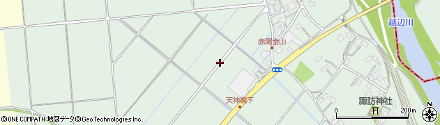 埼玉県坂戸市赤尾周辺の地図