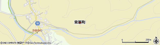 福井県福井市東新町周辺の地図