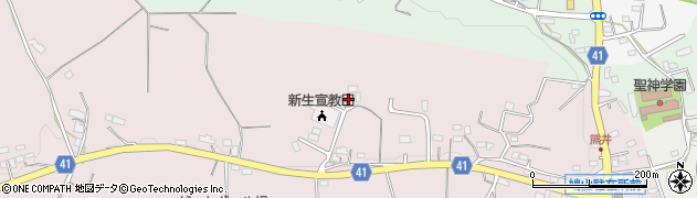 埼玉県比企郡鳩山町熊井157周辺の地図