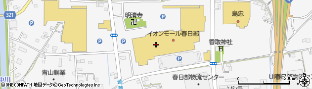 新宿さぼてん イオンモール春日部店周辺の地図