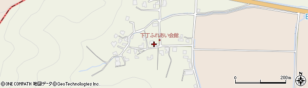 福井県大野市下丁周辺の地図