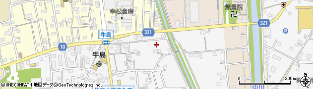 埼玉県春日部市牛島1038周辺の地図