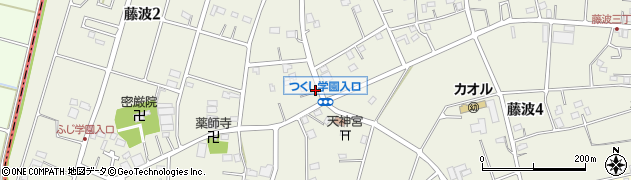 埼玉県上尾市藤波周辺の地図