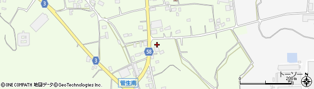 茨城県常総市菅生町1998周辺の地図
