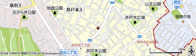 上尾井戸木郵便局 ＡＴＭ周辺の地図
