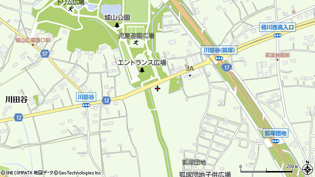 〒363-0027 埼玉県桶川市川田谷の地図