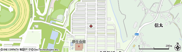 美浦トレーニングセンター厚生会館　本館周辺の地図