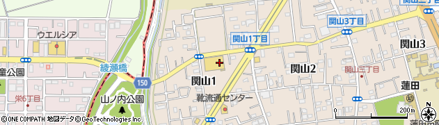 古本市場蓮田店周辺の地図