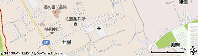株式会社サンブック社　関東物流センター周辺の地図