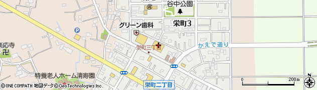 クスリのアオキ　春日部栄町店周辺の地図