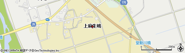 福井県大野市上麻生嶋周辺の地図
