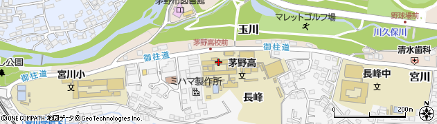 長野県立茅野高等学校周辺の地図