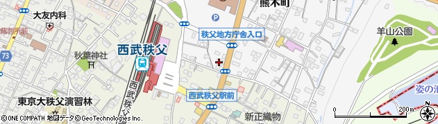 ジブラルタ生命保険株式会社　熊谷支社・秩父営業所周辺の地図