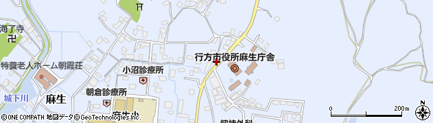 麻生庁舎周辺の地図