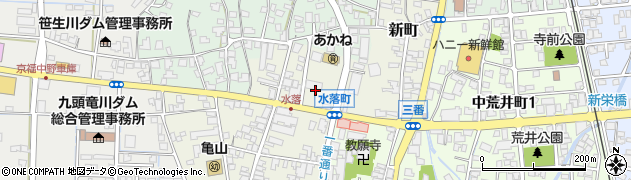 ＪＡ福井県大野北周辺の地図