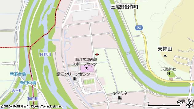 〒916-0007 福井県鯖江市三尾野出作町の地図