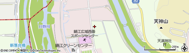 福井県鯖江市三尾野出作町周辺の地図