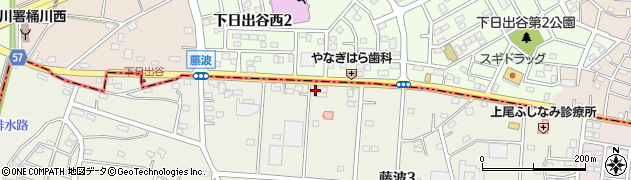中川薬局　上尾店周辺の地図