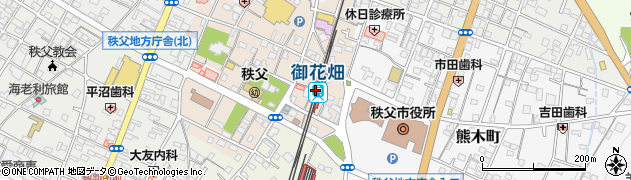 御花畑駅周辺の地図