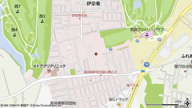 〒300-2308 茨城県つくばみらい市伊奈東の地図