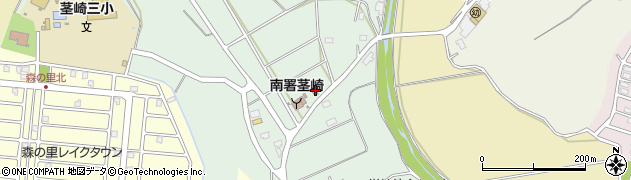 茨城県警察本部　つくば警察署・茎崎地区交番周辺の地図